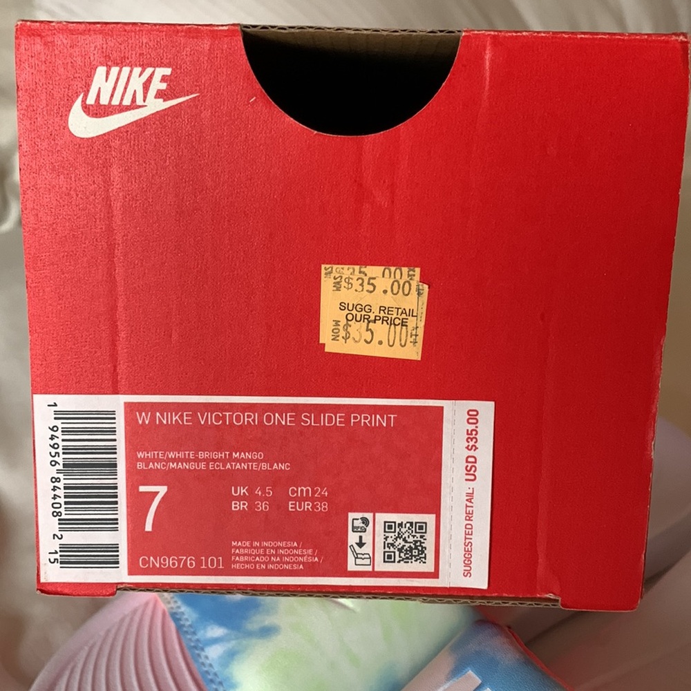 COPY - NIB Nike Victori One Slide Tie Dye Women Size 7 - Picture 4 of 4
